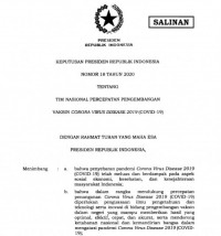 Berdasarkan Keppres 18/2020, Tim Percepatan Pengembangan Vaksin Covid-19 Sinergikan Lembaga Peneliti
