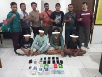 Satreskrim Polres Bengkalis  Amankan Pelaku Curat Dan Penadah.