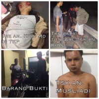 Petugas Ops Polisi Lakukan Pengejaran Curas