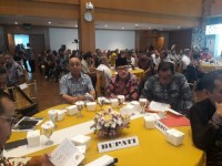 Bupati Harris Menghadiri Acara Lokakarya Optimalisasi Pencegahan Dan Pengendalian Karhutla 
