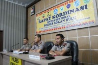 Operasi Ramadaniyah Siak 2016,  Kapolres Rohul Gelar Rakornis Dengan Stake Holder