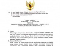 Menteri Agama RI : Masih Pandemi, Salat Id di Rumah dengan Keluarga Inti