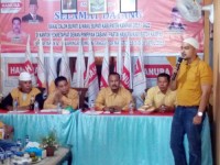 Dapid Cholik hadiri penyampaian visi misi Balon Bupati di DPC Partai Hanura kampar