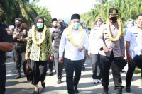 Bupati Labuhanbatu Hadiri Lounching Kampung Tangguh Bumi Nusantara Ikabina Enpabolo