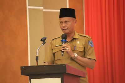 Asisten I Buka Workshop Jurnalistik PWI Labuhanbatu