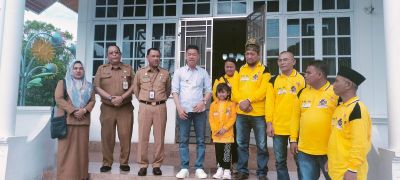 Bupati afrizal sintong, S, IP,Pelepasan secara simbolis kepada Nathasya Br. Nainggolan ke Thailand