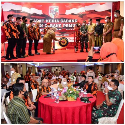 Bupati Kasmarni Buka Rakercab MPC-PP Kabupaten Bengkalis,Dihadiri Ketua MPW-PP Arsadianto Rachman