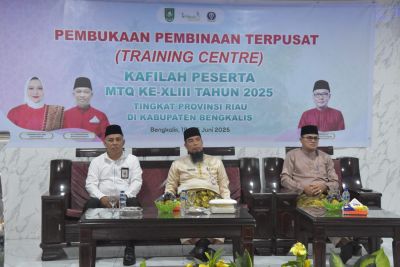 Bupati Kasmarni Harapkan Kafilah Bengkalis Mampu Dapatkan Kembali Prestasi Sebagai Juara Umum