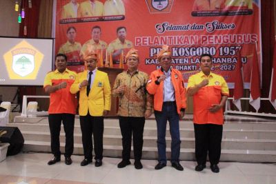 Bupati Labuhanbatu Hadiri Pelantikan PDK Kosgoro 1957