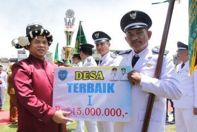 Bupati Labuhanbatu menghadiri Resepsi dan Syukuran HUT Pemkab Labuhanbatu
