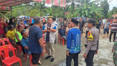 Bupati Labuhanbatu Temui Warga Terdampak Banjir