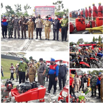 Bupati Pelalawan HM Harris : Lahan Terbakar Kurang Lebih 30 Ha Berada Di 4 Kecamatan