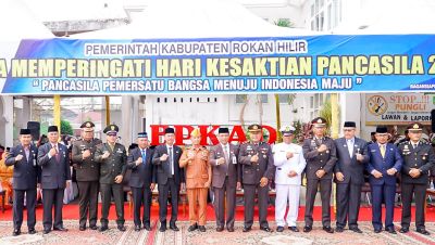 Bupati Rohil Jadi Irup Hari Kesaktian Pancasila