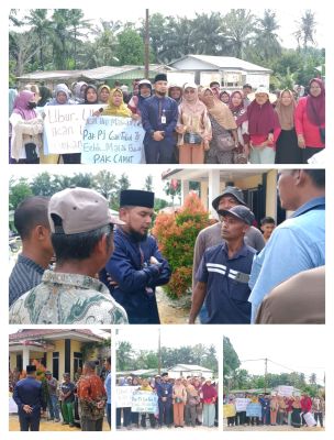 Camat Bathin Solapan Dukung Penuh Tuntunan Warga Desa Pamesi Dapatkan Plasma dari PT Murini