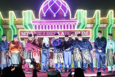 Camat Bathin Solapan, M. Rusydy, S. STP, M. Si,Buka MTQ ke 1  Desa Air Kulim