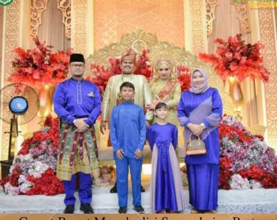 Camat Rupat Aulia Army Effendy, S.STP, Hadiri pesta pernikahan Septian Nugraha, SE