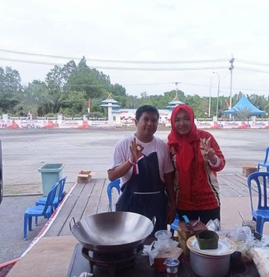 Dalam Rangka  Memeriahkan HUT RI ke 80   PJ Kades Buruk Bakul Ikut Lomba Memasak