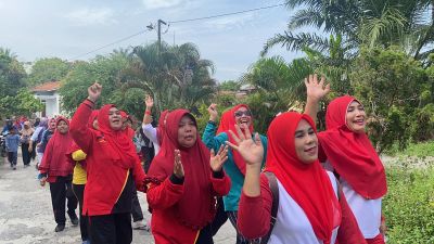 Desa melalui Ibu PKK Balai Makam, meriahkan Dirgahayu Republik Indonesia ke 77 Tahun