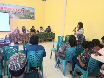Desa Pematang Obo Laksanakan Rembuk Stunting, Kades: Tanggung Jawab Kita Bersama