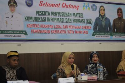DPPPA Adakan Penyusunan KIE Kearifan Lokal Labuhanbatu Untuk Berdayakan Perempuan