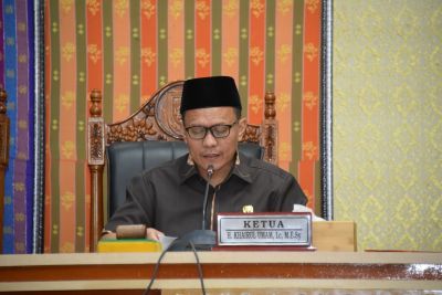 DPRD Bengkalis,Sampaikan Laporan Badan Anggaran terkait LKPJ Bupati 2021
