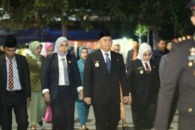 Forkopimda Labuhanbatu Gelar Upacara HUT Kemerdekaan RI Ke-77