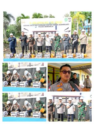 Groundbreaking Gedung SKCK dan Command Center Polres Bengkalis