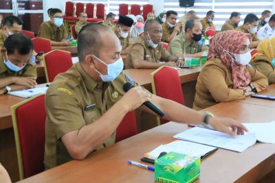 Gugus Tugas Kabupaten Labuhanbatu Lakukan Rapat Kordinasi Penanganan Covid-19
