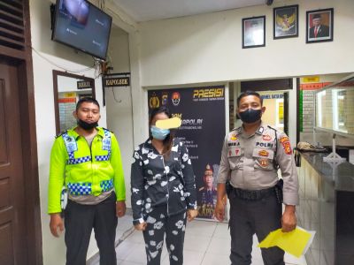 HCK diduga Laka Lantas Sudah di  tahan  di titipkan disel Mapolsek Mandau