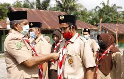 ini pesan KaKwarcab Siak,Lantik pengurus Mabiran, Kwarran dan LPK di dua Kecamatan