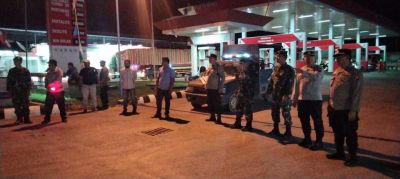 Jaga Situasi Kondusif, Polsek Bilah Hulu Gelar Patroli Skala Besar Bersama TNI