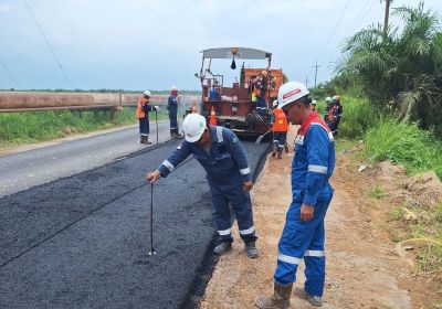 Jalan Bangko-Pinang Kini Mulus dan Nyaman Dilintasi Berkat Sentuhan PHR