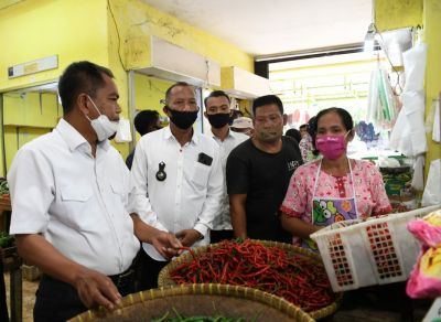 Jelang Natal dan Tahun Baru, Wabup Sergai Tinjau Pasar Tradisional