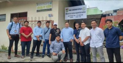 JPN Kejari Kampar Pasang Plang Aset Milik Pemda Kampar di Yogyakarta