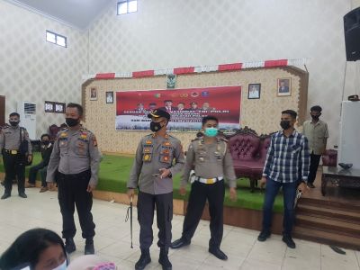 Kapolres Bengkalis Hadir untuk Pengamanan, Masyarakat Antusias di Vaksinasi covid 19