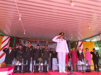 Kecamatan Siak kecil melaksanakan HUT-RI yg ke 80 Penuh dengan Khidmat