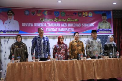 Ketua TPPS Labuhanbatu Review Kinerja Tahunan Aksi Integritas Stunting