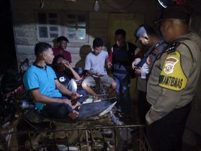 Lanjuti Informasi Warga, Polsek Panai Tengah Gerebek Lokasi Rawan Narkoba