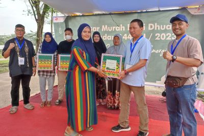 Masyarakat Duri Ucapan terima kasih,PHR Salurkan 1.000 Paket Sembako Murah