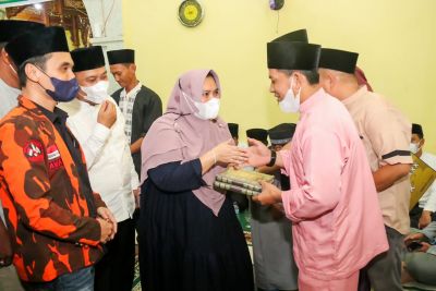MPC PP Kabupaten Bengkalis , Berikan bantuan Al-Qur'an kepada Pesantren Al-Fatah Desa Sepahat