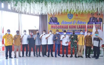 Musorkab Koni Labuhanbatu Digelar, Along Terpilih Secara Aklamasi.