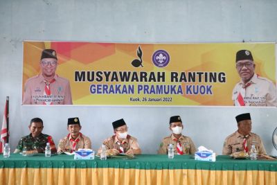 Musyawarah Ranting Gerakan Pramuka Kuok Dihadiri Babinsa Koramil 01/Bkn