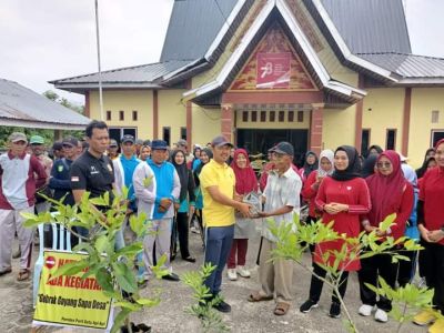 Pemdes Parit Satu Api-api Gelar Gebrak Goyang Sapu