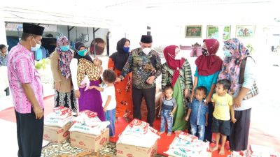 Pemkab Labuhanbatu Salurkan Bantuan Pangan Kepada Lima Balita Giji Kurang