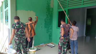 Pemuda Pancasila PAC Batsol Pimpinan Ganda Parulian Goro Bersama Koramil 04 Mandau