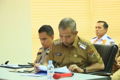 Pengendalian Inflasi di Daerah, Pj Bupati Kampar Ikut Rakor Virtual