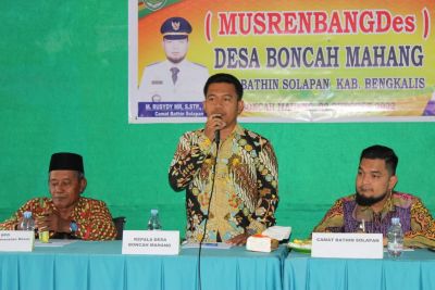 Percepat Pembangunan Desa, Pemdes Boncah Mahang Gelar Musrenbang