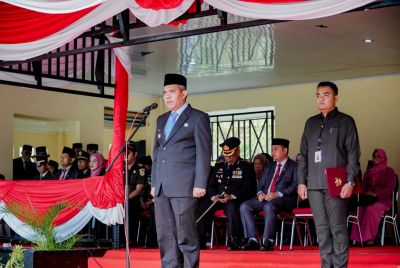 Peringatan Hari Pahlawan Tingkat Kabupaten Kampar 2022, Pj Bupati Kampar Jadi Inspektur Upacara
