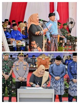 Peringati Hardiknas, Bupati Bengkalis Kasmarni berpesan Komitmen Tingkatkan Mutu Pendidikan