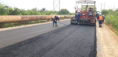 Permudah Operasi Migas, PHR Perbaiki Jalan Lintas Kubu-Pinang Rohil Sepanjang 14 KM